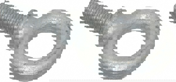 Fixed Lifting Eye Bolt: With Shoulder, 4,000 lb Capacity, 5/8-11 Thread, Grade 1030 Steel